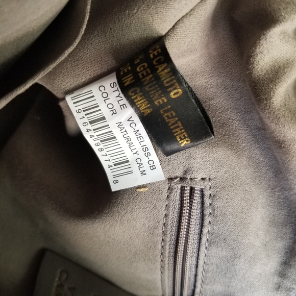 Vince Camuto Meliss Tan Color Leather Crossbody bag EUC - Picture 14 of 16